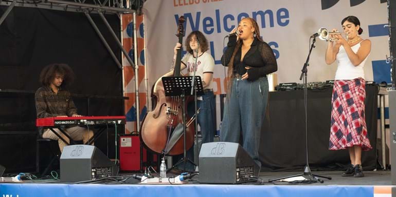 Mica Sefia Performing On The Welcome To Leeds Stage. Photo Via Welcome To Leeds Twitter